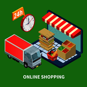 網上購物背景圖片